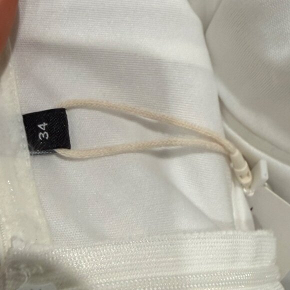 NWT Pinyor White Dress Size 34 - Picture 2 of 3
